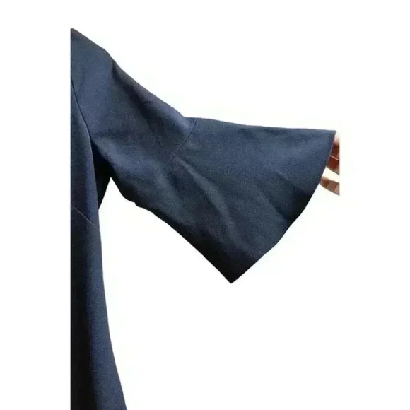 Vince Camuto Navy Blue Dress‎ with Bell Sleeves - Picture 2 of 7